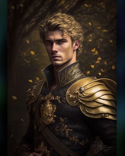 Shauna McKee🧚🏼‍♀️ on Instagram: "“I’m a broken man, Emrys. I’m different to that person in the woods last time. I’m different to the boy you grew up with. I worry the darkness within me will eat me alive.” Prince Finnian from Our Broken Mirrored Soul — releasing 4/4/23 🌌⚔️ #fantasyromance #fantasyromancebooks #ourbrokenmirroredsoul #aiart #ai #procreate #procreateart #characterart #fantasyart #bookstagram #booktok #bookstagramuk #bookstagrammer #bookish #romancebooks #bookishpost" Fantasy King Art, Blond Prince, Fantasy Prince, Fae Prince, Medieval Prince, Prince Art, Character Inspiration Male, Eat Me, A Prince