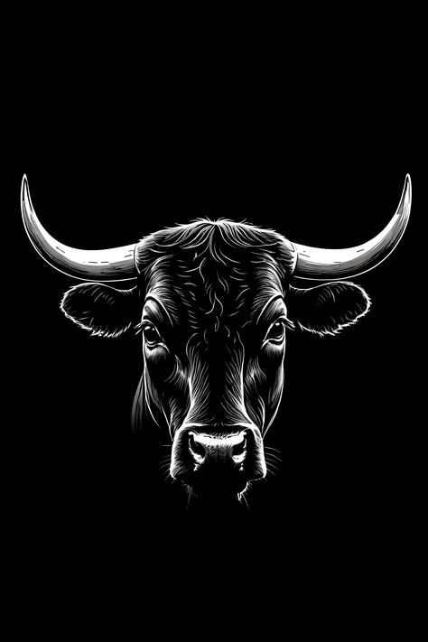 Bull Portrait, Rural Life, Animal Wallpaper, Wildlife Art, Farm Animals, Animal Art, Animal Lover, Lion, Black And White