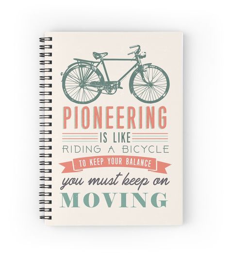 Spiral notebooks with high-quality edge-to-edge print on front. 120 pages in your choice of ruled or graph lines. Congregation Gifts, Pioneer School Gifts Jw, Paper Bee, Pioneer School Gifts, Diy Projects Gifts, Riding Bicycle, Jw Pioneer Gifts, Jw Pioneer, Personalised Gifts Diy