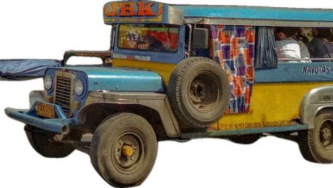 Philippines Aesthetic Vintage, Jeepney Philippines, Jeep Png, Philippines Aesthetic, Filipino Art, Philippines Culture, Png Aesthetic, Aesthetic Vintage, Vintage Aesthetic