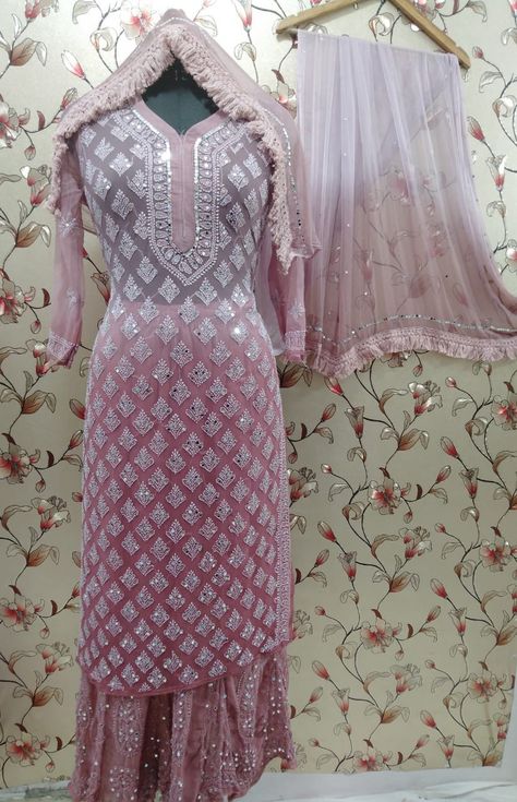 Mirror Work Kurta, Daily Dresses, Fashion Week Dresses, Embroidery Kurti, Desi Dress, Kanjivaram Sarees Silk, Chikankari Kurta, Full Mirror, Half Saree Lehenga