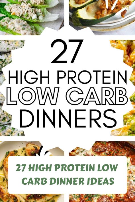 Discover high protein meals and low carb dinners perfect for your keto diet! These low carb recipes are packed with lean proteins and wholesome ingredients, ideal for anyone seeking delicious keto dinner ideas. #diet Low Cal Low Carb High Protein Meals, Protein Packed Low Carb Meals, Dinner Recipes For Two Low Carb, Keto Inspired Meals, Low Carb Meat Meals, Easy Meals For Dinner High Protein, Very Low Carb Diet, Family Dinner Low Carb, Lowest Carb Meals