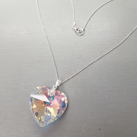 Heart Stone Necklace, Swarovski Heart Necklace, Swarovski Jewelry Necklace, Swarovski Pendant, Crystal Heart Earrings, Swarovski Heart, Fancy Watches, Crystal Heart Necklace, Swarovski Crystal Hearts