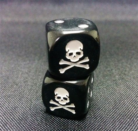 Dice Aesthetic, Skull Dice, Skull Crossbones, No Game No Life, Dice Set, Skull And Crossbones, Dead Man, Weird Art, Tattoo Lettering