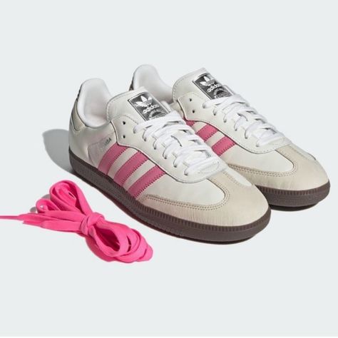 Adidas Women's Samba Og "White Lucid Pink" Size 7 Women’s Sold Out And Rare Ig1962 Comes From A Clean, Smoke Free, And Pet Free Home Adidas Shoes Women Samba, Samba Og Shoes, Samba Adidas, Adidas Sambas, Pretty Shoes Sneakers, Adidas Samba Og, Baskets Adidas, Adidas Shoes Women, Shoe Gallery