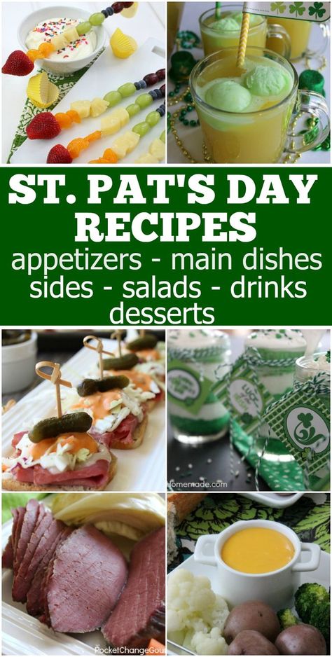 Irish Appetizers, St Patrick's Day Appetizers, Irish Desserts Traditional, Stackable Wedding Rings, St Patricks Food, St Patrick Day Snacks, Irish Dinner, St Patrick's Day Recipes, St Patricks Day Drinks