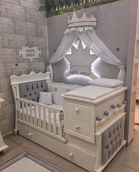 20 Best Charming Baby Girl Nursery Ideas You Shouldn't Miss Luxury Baby Room, Baby Crib Diy, Idee Babyshower, Baby Room Diy, Baby Room Neutral, Neoclassical Interior, Baby Boy Room Decor, Girl Nursery Room, Nursery Room Design