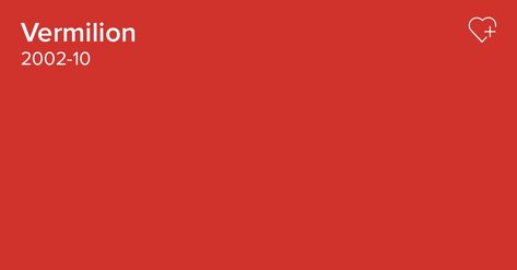 Benjamin Moore Vermillion Red will be seen in the couch cushions and some other accent pieces. Vermillion Paint Color, Benjamin Moore Vermillion Door, Vermillion Color Aesthetic, Vermillion Color Palette, Vermillion Aesthetic, Vermillion Colour, Phighting Ocs, Vermillion Color, Exterior Door Colors