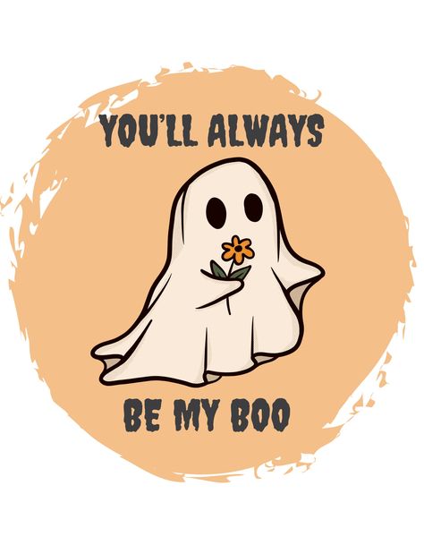 Halloween Good Night, Cute Ghost Illustration, First October, Spooky Wallpapers, Cute Halloween Pictures, Autumn Ghost, Halloween Wallpaper Cute, Cute Ghosts, Cute Puns