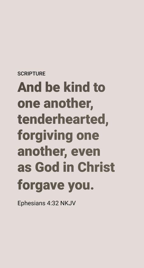 We need to be kind, compassionate, and forgiving. Paul wrote: “Become kind to one another, tenderly compassionate, freely forgiving one another just as God also by Christ freely forgave you.” (Eph. 4:32) Even if we are deeply hurt by some wrong done to us, let us forgive, as God does. (Luke 11:4) Suppose a fellow believer has said something negative about us. In an effort to straighten matters out, we approach him. He expresses true sorrow and asks for forgiveness. Asking God For Forgiveness, Forgiveness Scriptures, Forgive Yourself Quotes, Ephesians 4:32, Jesus Mother, God Forgives, Asking For Forgiveness, Daily Scripture, To Be Kind