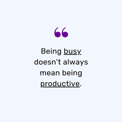 💡 Being busy doesn't always mean being productive. A little reminder that being busy doesn't always mean being productive. Productivity is measured on effort vs output. If you are putting in too much effort for too little output, change your game. #3veta #quote #entrepreneur Too Busy Quotes, Busy Quotes, Being Productive, Too Busy, Business Quotes, You Changed, Too Much, Quotes