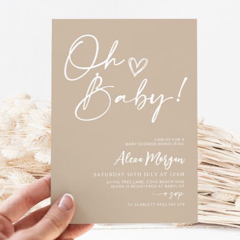 Minimalist Baby Shower Invitation Gender Neutral #zazzle #weddinginvitations #birthdayinvitations #babyshowerinvitations #zazzleinvitations #monogram #businesscards #graduation #homedecor Gender Neutral Invitations, Modern Baby Shower Invitations, Gender Neutral Baby Shower Invitations, Baby Shower Invitaciones, Minimalist Baby, Modern Baby Shower, Shower Bebe, Simple Invitation, Baby Gender Reveal