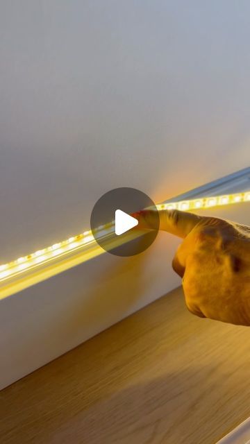 2.9M views · 78K likes | Refresh Home Improvements on Instagram: "Here’s an idea for your next home improvement project: integrated LED Lighting flush with your drywall!
…
#electrical #drywall #remodel #renovation #satisfying #reels #homeimprovement #diy #contractor" Electrical Home Ideas, Led Light Stairs, Ceiling Trim Lighting, Stair Led Lighting, Alcove Lighting Ideas, How To Hide Led Strip Lights, Baseboard Lighting Ideas, Lighted Baseboards, Home Led Lighting Ideas