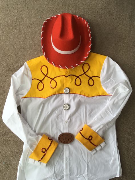 Diy Jessie Toy Story Costume Kids, Jessi Costume Toy Story Diy, Diy Jessie Costume Women, Diy Woody And Jesse Costume, Womens Jessie Costume, Toy Story Jessie Costume Diy, Jessie Diy Costume Toy Story, Jessi Toy Story Costume, Jessie Costume Diy