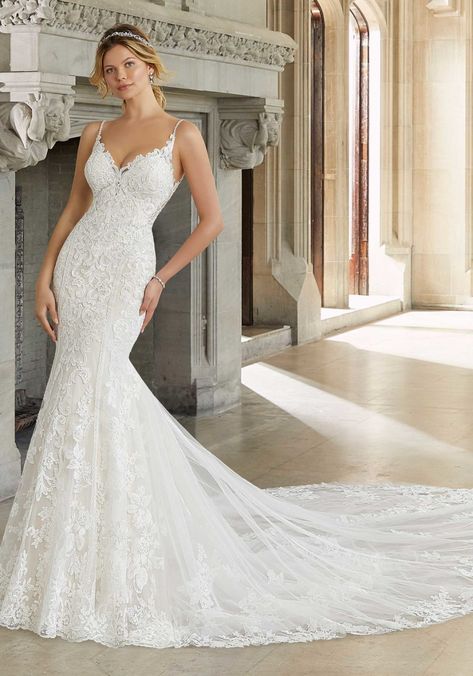 Sigrid Wedding Dress | Style 2128 | Morilee by Madeline Gardner Mori Lee Bridal, Womens Prom Dresses, Bridesmaid Dress Sizes, Lace Wedding Dress, Bridal Wedding Dresses, Wedding Dress Styles, Bridal Boutique, Designer Wedding Dresses, Dream Dress