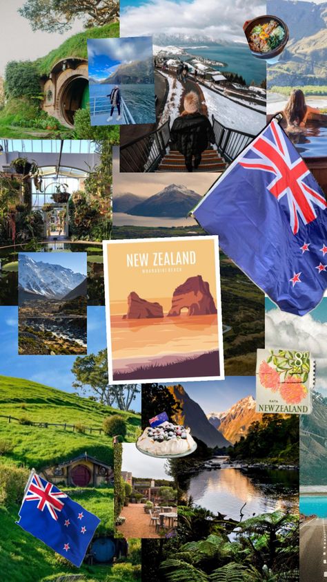 #collage #aesthetic #country #NewZealand #FoodInNewZealand #Auckland #culture #viralpost Auckland New Zealand Aesthetic, New Zealand Aesthetic, Country Collage, Aesthetic Country, Travel Inspiration Destinations, Auckland New Zealand, Life Is A Journey, Increase Engagement, Vacation Places