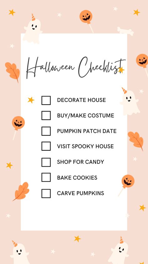 Halloween Todo List, Halloween To Do, Things To Do Halloween, Halloween To Do List, Halloween Checklist, Things To Do On Halloween, Halloween List, Boujee Apartment, Halloween Things To Do