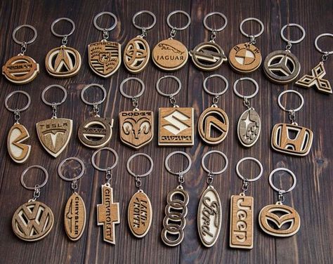 The vector file Laser Cut Wood Car Keychains CDR File is a Coreldraw cdr ( .cdr ) file type, size is 1.3 MB, under decorative wall key holders vectors. Lézervágott Fa, ميدالية مفاتيح, Laser Cut Wood Crafts, Mdf Crafts, Laser Engraved Ideas, Cdr File, Wood Keychain, Cnc Projects, Cnc Plasma