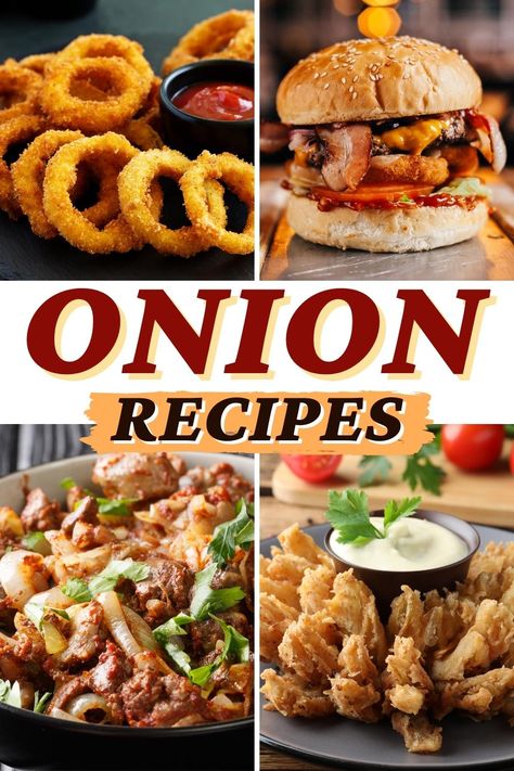 Appetizers And Dips, Baked Blooming Onion, Vidalia Onion Recipes, Fried Onions Recipe, Onion Appetizers, Vegan Appetizers Recipes, Recipes List, Onion Relish, Sour Cream And Onion