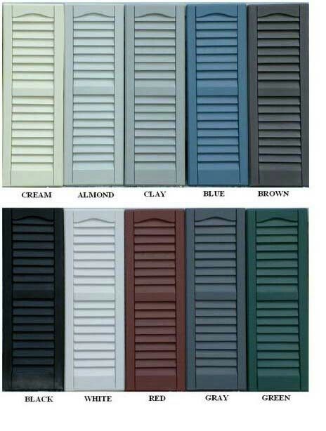 House Shutter Colors, Exterior Vinyl Shutters, Window Shutters Exterior, Tan House, Shutter Colors, Casa Retro, Vinyl Shutters, House Shutters, Vinyl Exterior