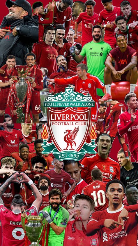 Liverpool Football Team, Liverpool Fc Team, Liverpool Football Club Wallpapers, Team Wallpaper, Premier League Football, You'll Never Walk Alone, Liverpool Football Club, Liverpool Football, Liverpool Fc