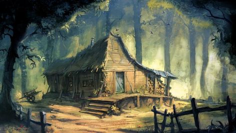 fantasy cabins | Woodland Cottage, cabin, cottage, fantasy, forest ... Fantasy Forest House, Fantasy Cabin, House Trees, Fantasy Cottage, Woodland Cottage, Woodland House, Forest Cottage, Forest Cabin, Cabin Cottage