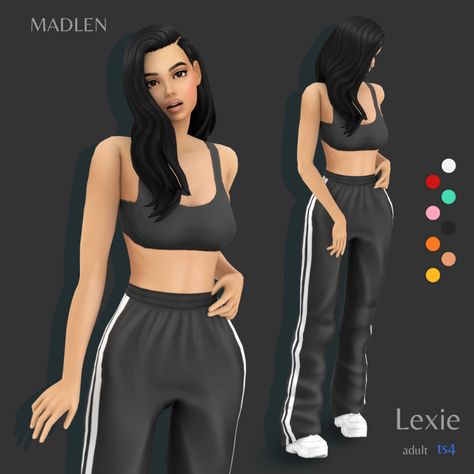 Madlen — Lexie Outfit Comfy oversized pants combined with... Sims 4 Cc Shoes, Pelo Sims, The Sims 4 Packs, Sims 4 Mm Cc, Oversized Pants, Sims 4 Teen, Sims 4 Mm, Sims4 Clothes, Sims 4 Cc Packs