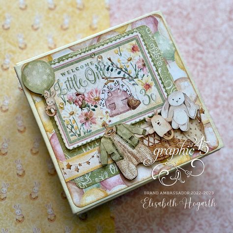 Baby Album Design, Album Design Layout, Baby Scrapbook Album, Baby Mini Album, Mini Scrapbook Album, Baby Cards Handmade, Mini Album Tutorial, Scrapbook Tag, Scrap Album