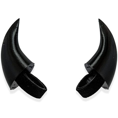 Amazon.com: BeamTeam3D Demon Horns for Headphones - Small Devil Headphone Attachment in Various Colors with Self Fastener - Cosplay Devil Ears for Gamers and Streamers (Set of 2) (Black) : Handmade Products Headphone Attachment, Demon Horns, Curated Outfit, Crochet Cord, Headphone Accessories, Cable Tie, Gadget Gifts, Best Amazon, Amazon Handmade