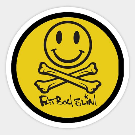 Fatboy Slim -- Choose from our vast selection of stickers to match with your favorite design to make the perfect customized sticker/decal. Perfect to put on water bottles, laptops, hard hats, and car windows. Everything from favorite TV show stickers to funny stickers. For men, women, boys, and girls. Smiley Face Sticker, Fatboy Slim, Face Stickers, Smiley Face, Custom Magnets, Hard Hats, Funny Stickers, Smiley, Custom Stickers