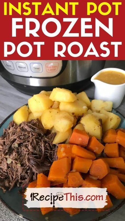 Arm Roast Instant Pot, Frozen Pot Roast, Roast In The Instant Pot, Pressure Cooker Roast, Arm Roast, Delicious Pot Roast, Instant Pot Pot Roast, Chuck Roast Recipes, Cooking A Roast