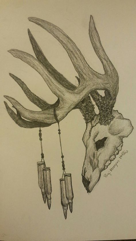 Deer Skull Sketch, Skull Sketch Tattoo, Deer Skull Drawing, Deer Skull Tattoo, Deer Skull Tattoos, Deer Tattoo Designs, Hunting Tattoos, Country Tattoos, Skull Sketch