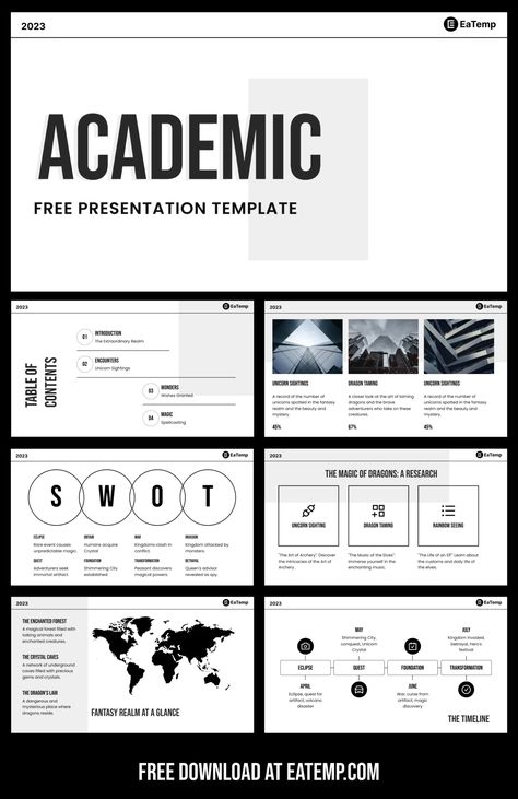 Academic PowerPoint Presentation Template - Free PowerPoint Templates, Google Slides, Figma Deck And Resume Academic Presentation Powerpoint, Research Powerpoint Presentation, Academic Presentation Design, Slideshow Ideas Powerpoint, Academic Powerpoint, Academic Presentation, Research Presentation, Powerpoint Ideas, Google Slides Templates