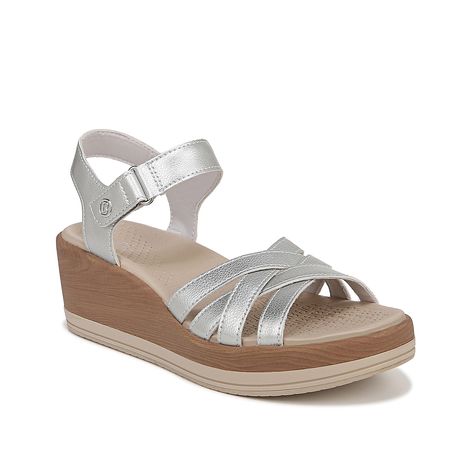 BZees-Rhythm Wedge Sandal Elevate your warm weather look with the Rhythm sandal from BZees. This wedge pair sports FreeFoam™ Comfort technology and SoCush arch support ensures a comfortable fit. Strappy Wedge Sandals, Cloud Technology, Hook And Loop Tape, Wide Width Shoes, Strappy Wedges, Low Pressure, Womens Wedges, Wedge Sandal, Platform Wedges