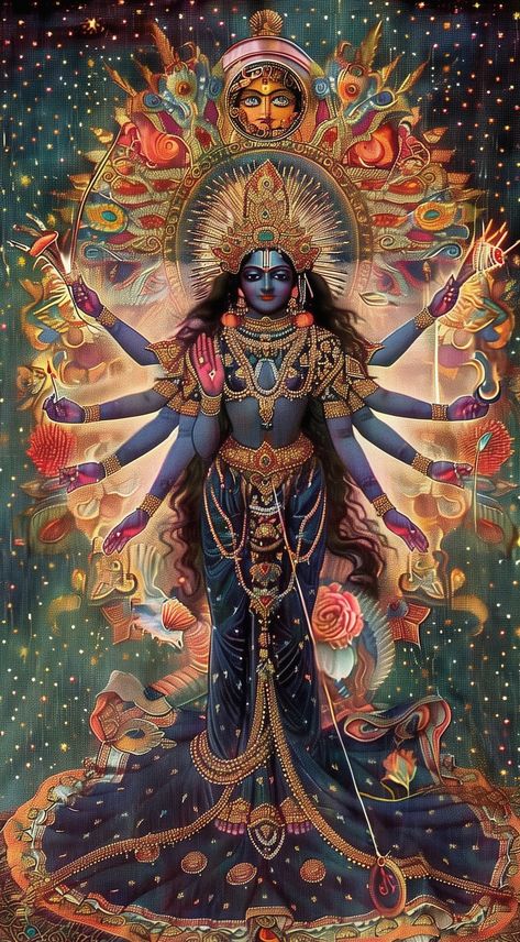 @talonabraxas no Tumblr Hindu Mythology Aesthetic, Kali Ma Goddess, Kali Ma Wallpaper, Shakti Wallpaper, Kali Ma Art, Kali Goddess Art, Kali Wallpaper, Kali Amman, Kali Hindu Goddess