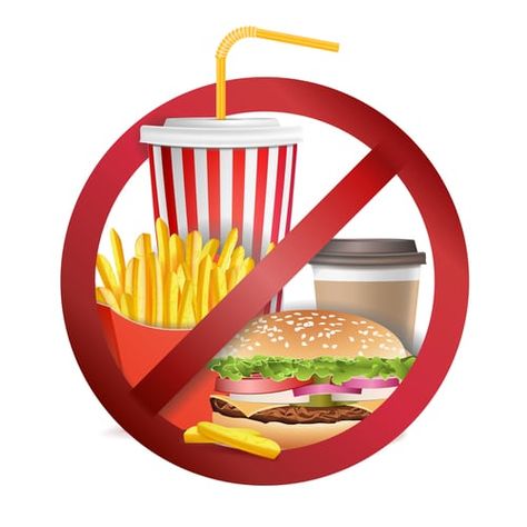 Want your child to be healthy and active for everything around? Read 10 Reasons Schools Should Ban Junk Food Diner Burger, Makanan Cepat Saji, Asian Noodle Recipes, Food Vector, Cookies Gluten Free, Food Doodles, Realistic Illustration, Food Clipart, Food Cartoon