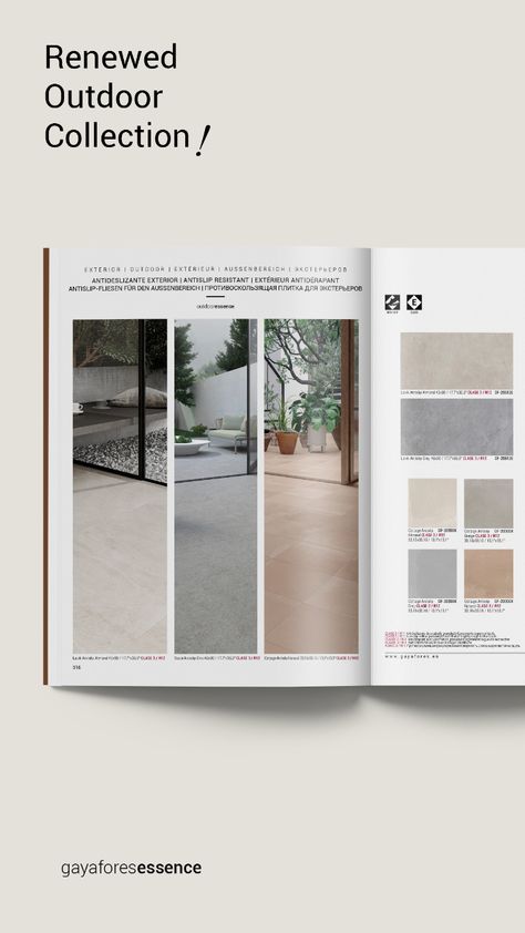 Flooring Catalogue Design, Ceramic Catalogue Design, Tile Catalogue Design, Tiles Brochure, Architect Brochure, Tiles Ads, Material Catalogue, Tiles Wall Design, Catalog Design Inspiration