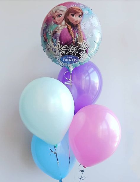 Frozen Balloon Bouquet, Elsa Balloon, Valentines Balloons Decorations, Frozen Themed Birthday Cake, Frozen Balloons, Frozen Themed Birthday Party, Valentines Balloons, Frozen Themed, Spiderman Birthday