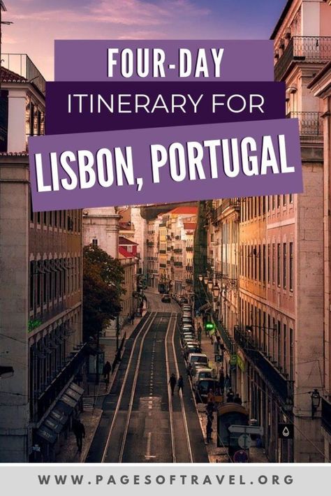 This Lisbon, Portugal itinerary covers where to stay in Lisbon, the best attractions and places to eat in Lisbon all within 4 days in Lisbon (plus a Sintra day trip)! Lisbon Guide, Lisbon Itinerary, Portugal Itinerary, Pena Palace, Day Trips From Lisbon, Lisbon City, Portugal Travel Guide, Portugal Lisbon, Lisbon Travel