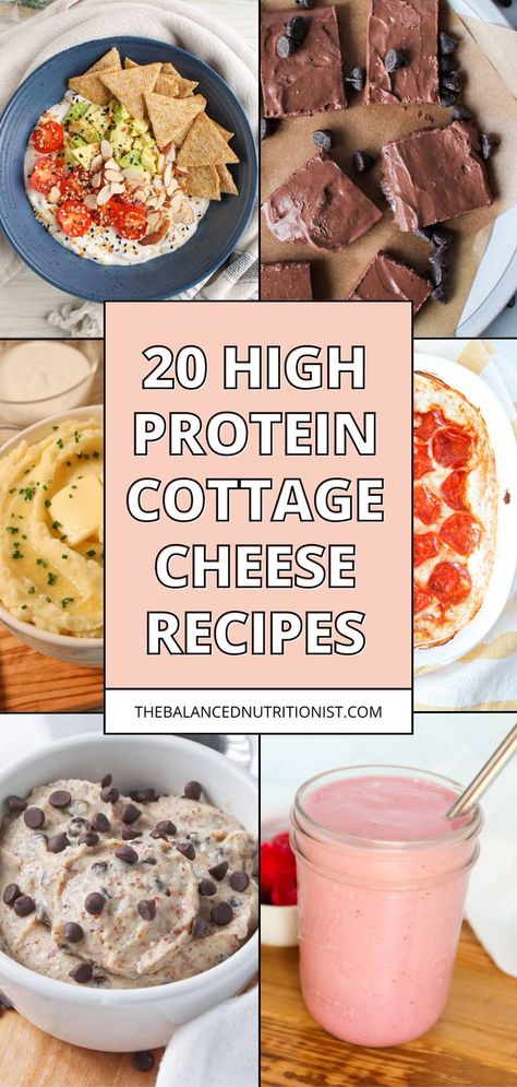 Healthy Cottage Cheese Recipes, Cottage Recipes, Breakfast Meals, Protein Intake, Cottage Cheese Recipes, Registered Dietitian, Healthy Delicious, Cottage Cheese, Cheese Recipes