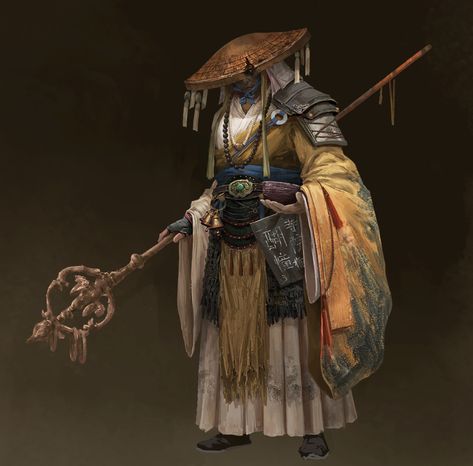 The Legend Of Monkey, Japanese Mask, Monster Concept Art, Samurai Art, High Fantasy, Character Portraits, Fantasy Character Design, Roleplaying Game, Character Design Inspiration