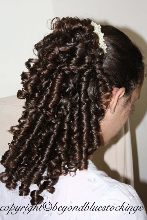 Ringlet curl hair style. Rag Curls, Roll Hair, Long Natural Curly Hair, Edwardian Hairstyles, Victorian Hairstyles, Curly Hair Care, Perfect Curls, Long Curly Hair, Dream Hair