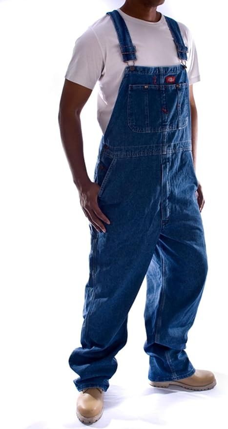 Amazon.com: Dickies Men's Bib Overall: Clothing, Shoes & Jewelry Iconic Movie Halloween Costumes, Sandy Grease Costume, Coveralls Workwear, Dickies Overalls, Movie Halloween Costumes, Fits Aesthetic, Work Uniforms, Bib Overalls, Denim Overalls