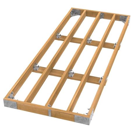 PlayStar Wood Dock Frame Kit in the Marine Hardware department at Lowes.com Outdoor Bridges, Building A Floating Deck, Lake Houses Exterior, Shed Base, Floating Dock, Door Awnings, Marine Hardware, Neon Decor, Carpentry Diy