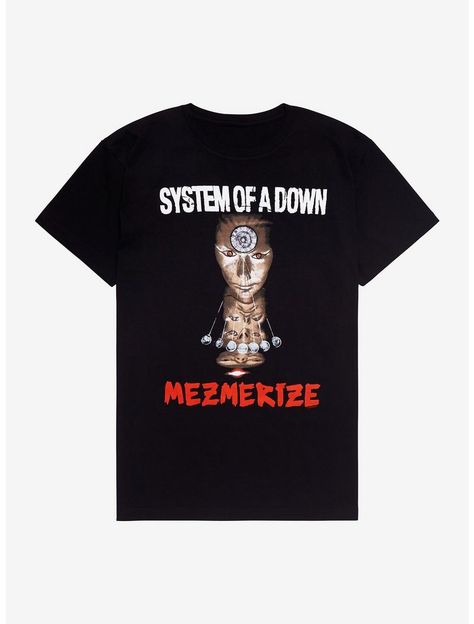 System Of A Down Mezmerize T-Shirt System Of A Down Shirt, Jack Champion, Rock Band Shirts, Music Shirts, System Of A Down, Album Artwork, Music Tees, Rock Concert, Fame Dr