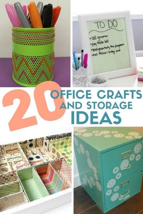 Office Crafts Diy, Glitter Office Decor, Office Diy, Diy Office Decor, Organizational Ideas, Diy School, Diy Office, Best Office, Mason Jar Crafts Diy