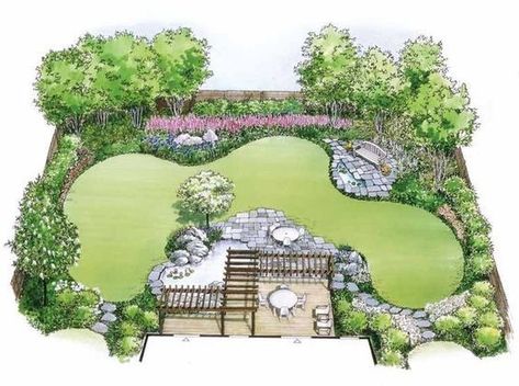 Backyard Sketch Design, Ground Grid Ideas, Suburban Backyard Landscaping, Utah Front Yard Landscaping, 2023 Plans, Backyard Landscapes, Mass Planting, Flower Borders, Backyard Design Layout