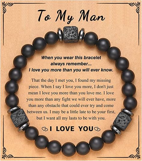 Bracelets For Boyfriend, Best Boyfriend Gifts, Godfather Gifts, Diy Gift Set, Creative Gifts For Boyfriend, Diy Gifts For Him, To My Husband, Gifts For Fiance