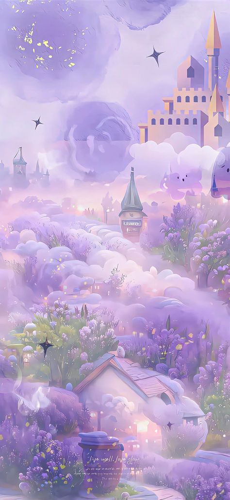 Samsung Wallpapers, Seni Korea, Halloween Wallpaper Cute, Purple Flowers Wallpaper, Arte Do Kawaii, Cute Mobile Wallpapers, Dreamy Artwork, Iphone Wallpaper Kawaii, Pretty Phone Wallpaper