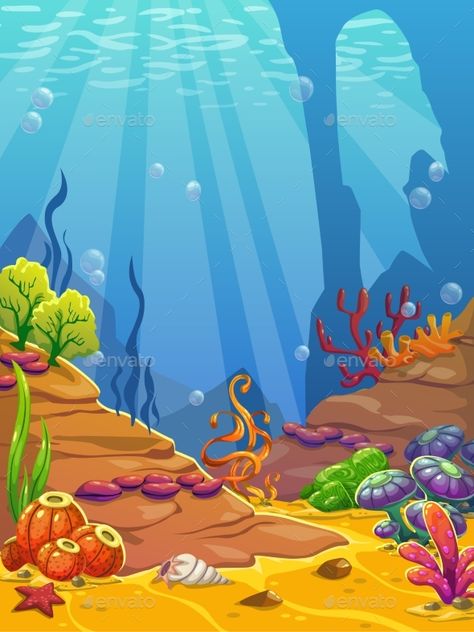 Cartoon Underwater Background #Cartoon, #Underwater, #Background Under The Sea Cartoon, Nature Vector Illustration, Cartoon Furniture, Cartoon Underwater, Sea Cartoon, Background Ocean, Furniture Drawing, Underwater Cartoon, Underwater Background